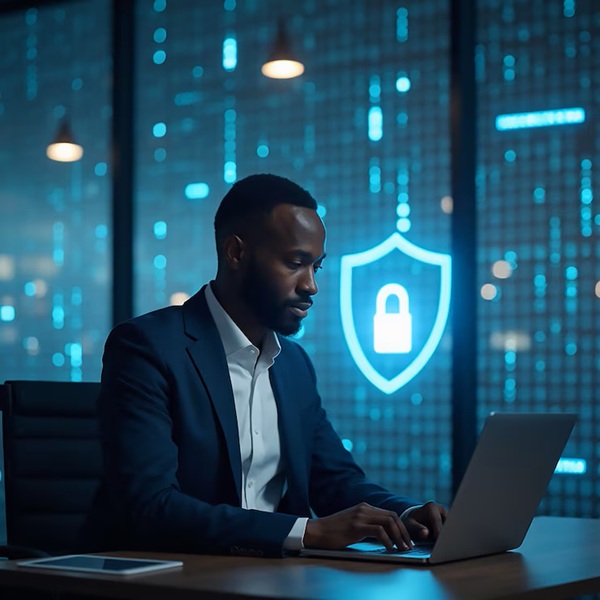 Cybersecurity Services Illustration